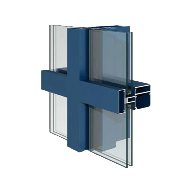 Curtains for the living room glass curtain wall design