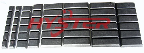 Bimetallic White Iron 700bhn Chocky Bars for hopper wear resistant