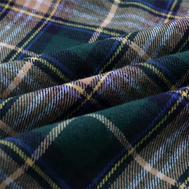 Fashion design cotton yarn dyed madras tartan plaid fabric in stock