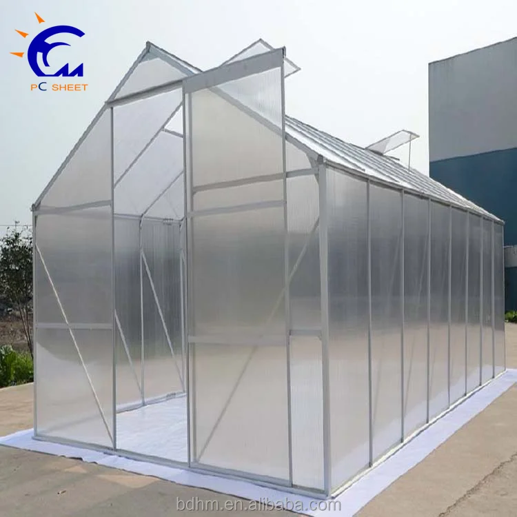 soundproof polycarbonate hollow sheet / polycarbonate greenhouse sheet price