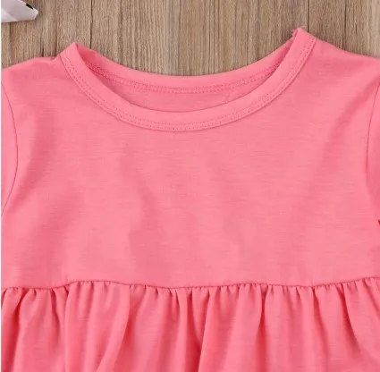 Cheap Wholesale Popular Kids Clothes Elegant 2 Pcs Sets Girls Clothing Sets