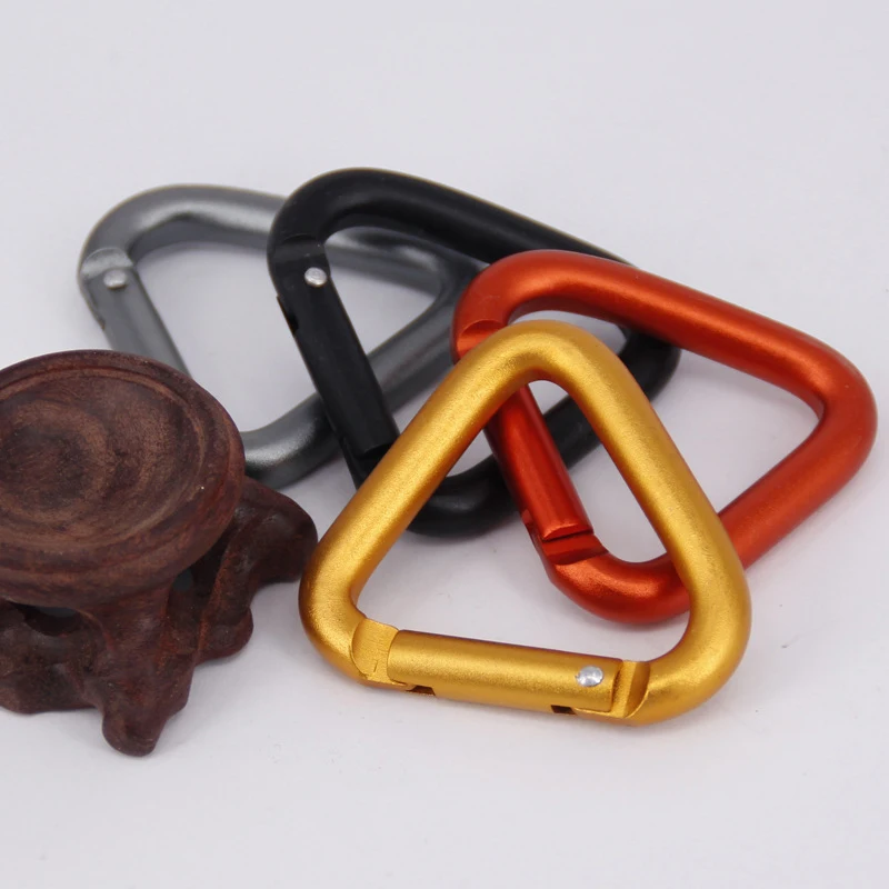 Factory Direct Triangle Carabiner Outdoor Aluminum Buckle Hooks