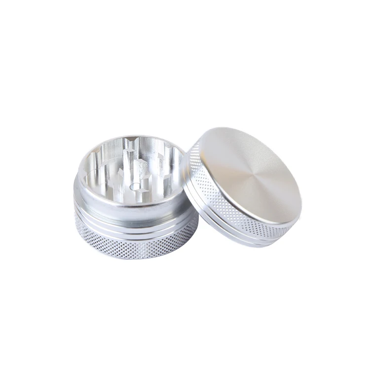 Customized 2 Layer 40mm CNC Aluminium Teeth Tobacco Herb Grinder