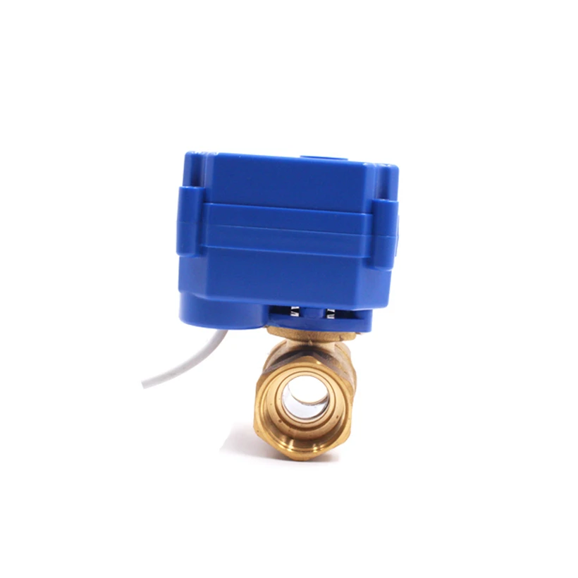 Mini Control Flush Agricultural Irrigation Electric Motorized Brass Ball Valve Controller Pool System Equipment