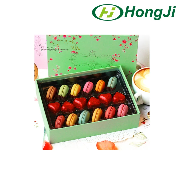 House Shape Macaron Folding Window Paper Box Cake Box Design