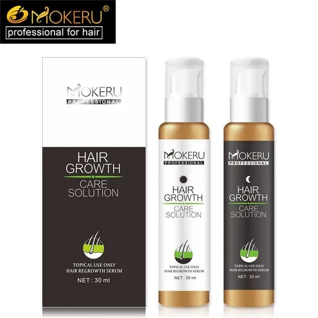 Mokeru hair growth serum private label removal treatment spray  anti loss magic fast regrowth improve deep strong solid hair