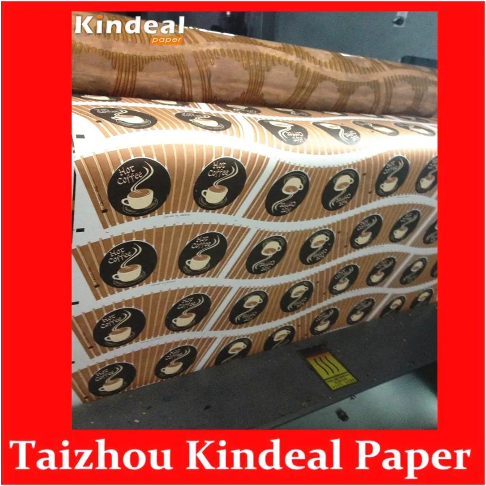 Специально отпечатанные papre чашки вентилятор для бумажных стаканов / рулонной бумаги