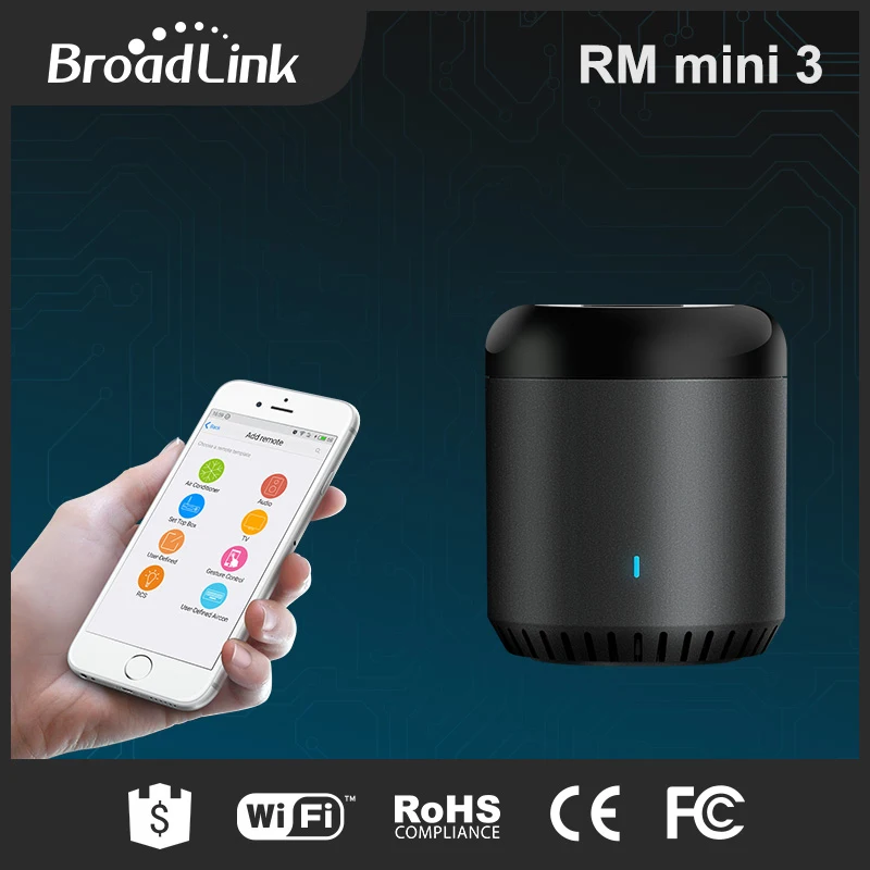 BroadLink RM mini3 беспроводной контроллер ИК Wi-Fi универсальный пульт дистанционного управления для смарт-бытовой техники