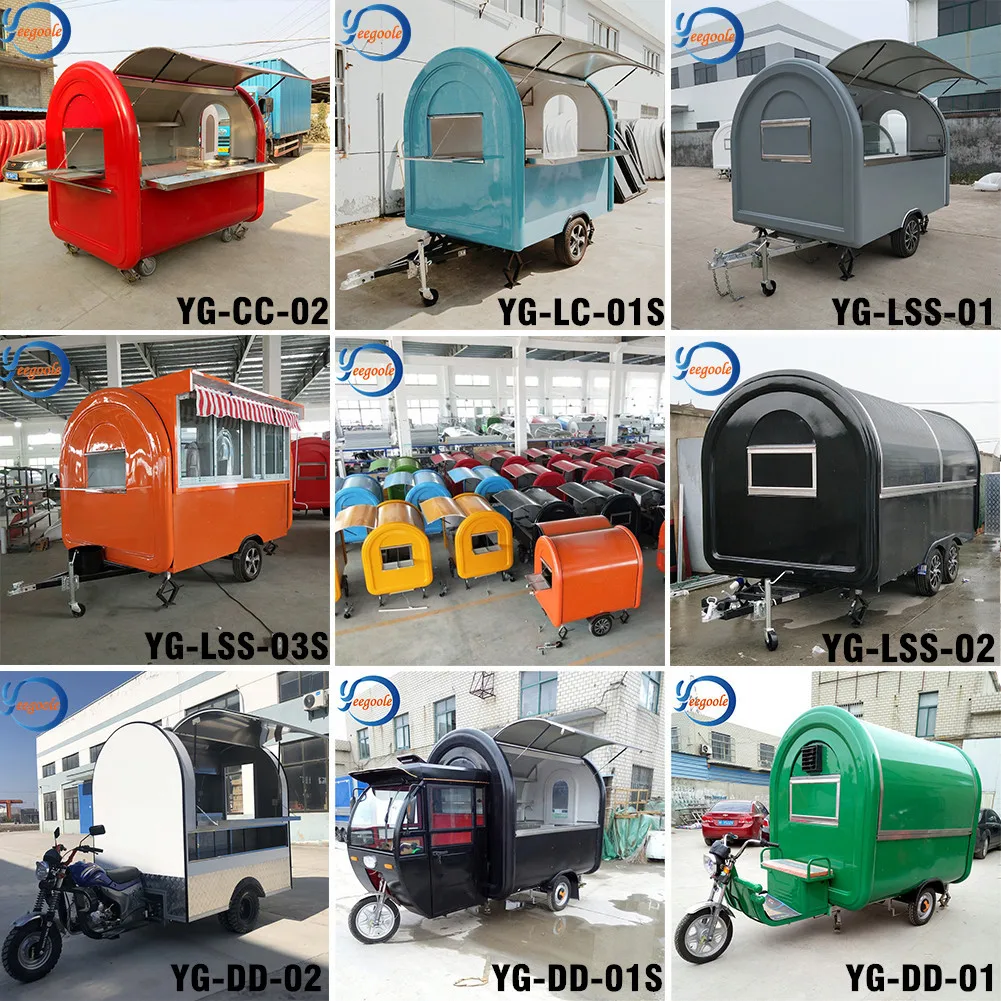 Mobile food trailer/caravan trailer for sale/food concession trailer for sale CE