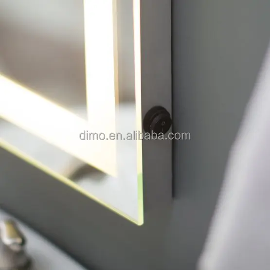 
LED lighted bathroom touch screen smart mirror price with Blue_tooth/radio/clock/temperature 