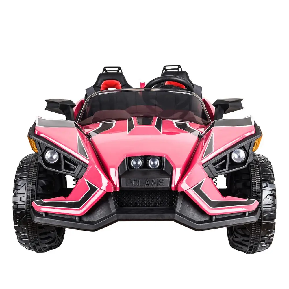 Новинка 2020, Электромобиль polaris slingshot на колесах для 2 детей, автомобили с дистанционным управлением для детей, 12 В, детская машинка для катания
