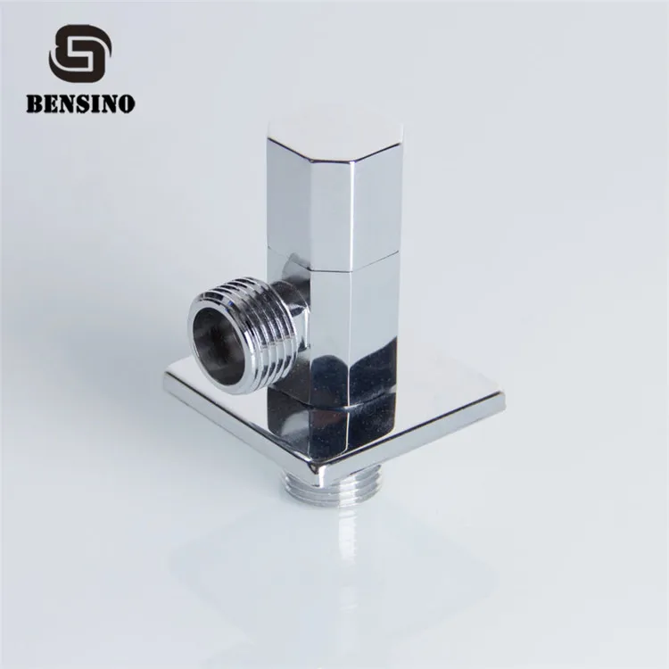 Brass Body Chrome 90 Degree Chinese Bathroom  Function Faucet Accessories Angle Valve
