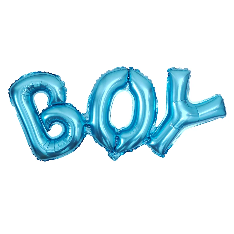 Baby Shower Girl Boy letter ballon Foil Balloons Birthday Party Decoration Balloon