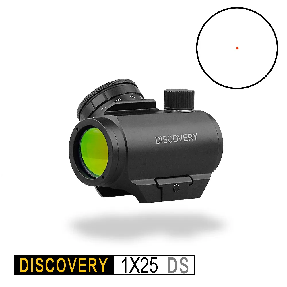  Охотничий оптический прицел Discovery CRD 1X25 DS голографический Mira China rmr тактическая красная