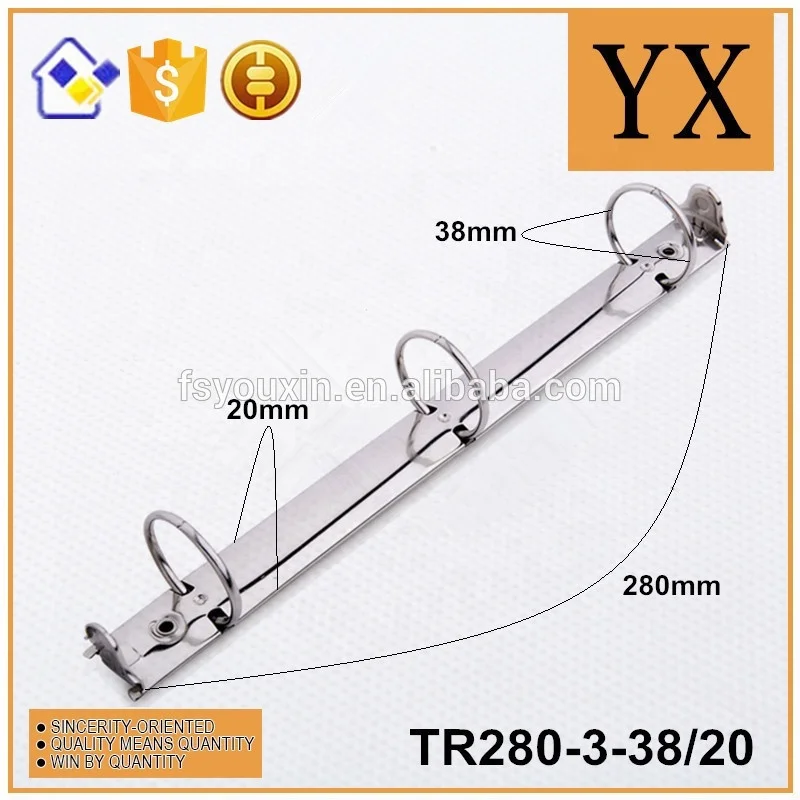 Factory supply 3 ring mechanism with trigger for notebook