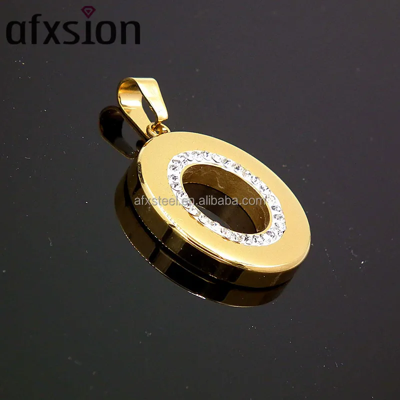 Dubai gold fashion jewelry sets 18K gold plated diamond circular stainless steel jewelry sets for female