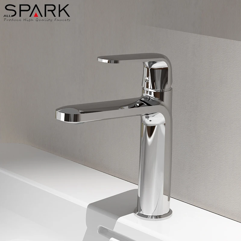 Wall mounted design brass cold water taps for bathroom