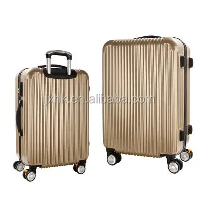 airport boarding luggage upright trolley spinner wheels cabin luggage waterproof ABS PC travel suitcase