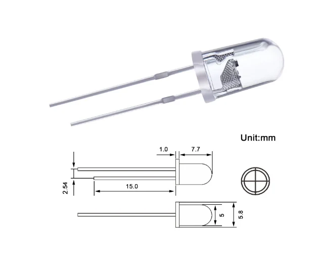 tiny multicolor led rice bulb,Wire Terminal Light