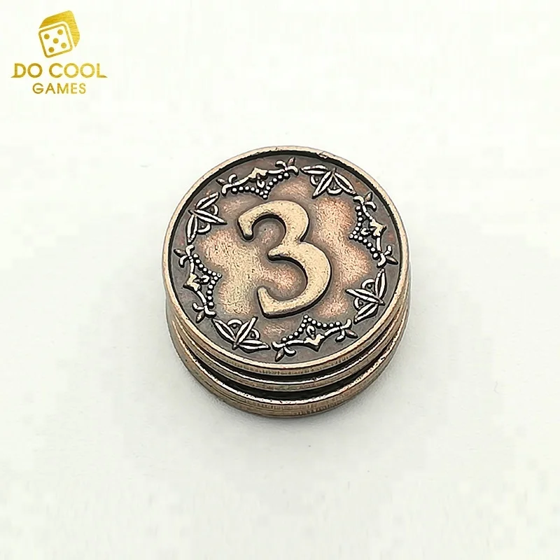Fast delivery metal coin for board game