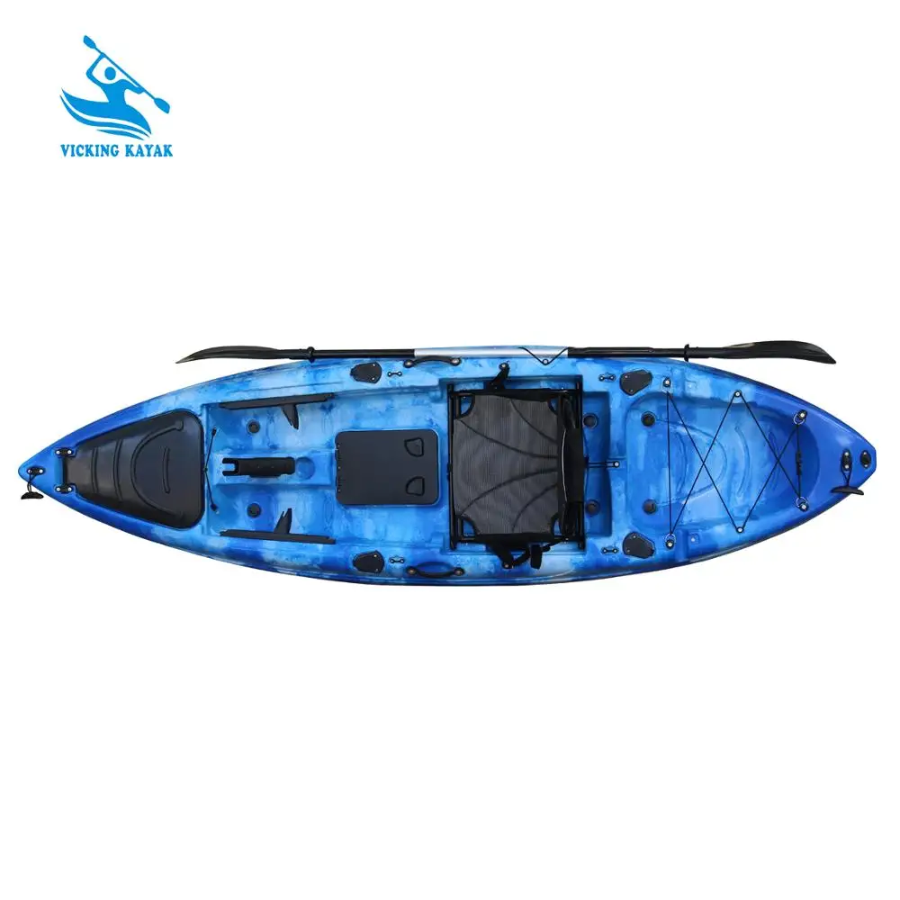 LLDPE or HDPE 1 Person Vicking Kayak Sit On Top Kayak For Fishing With Pedal
