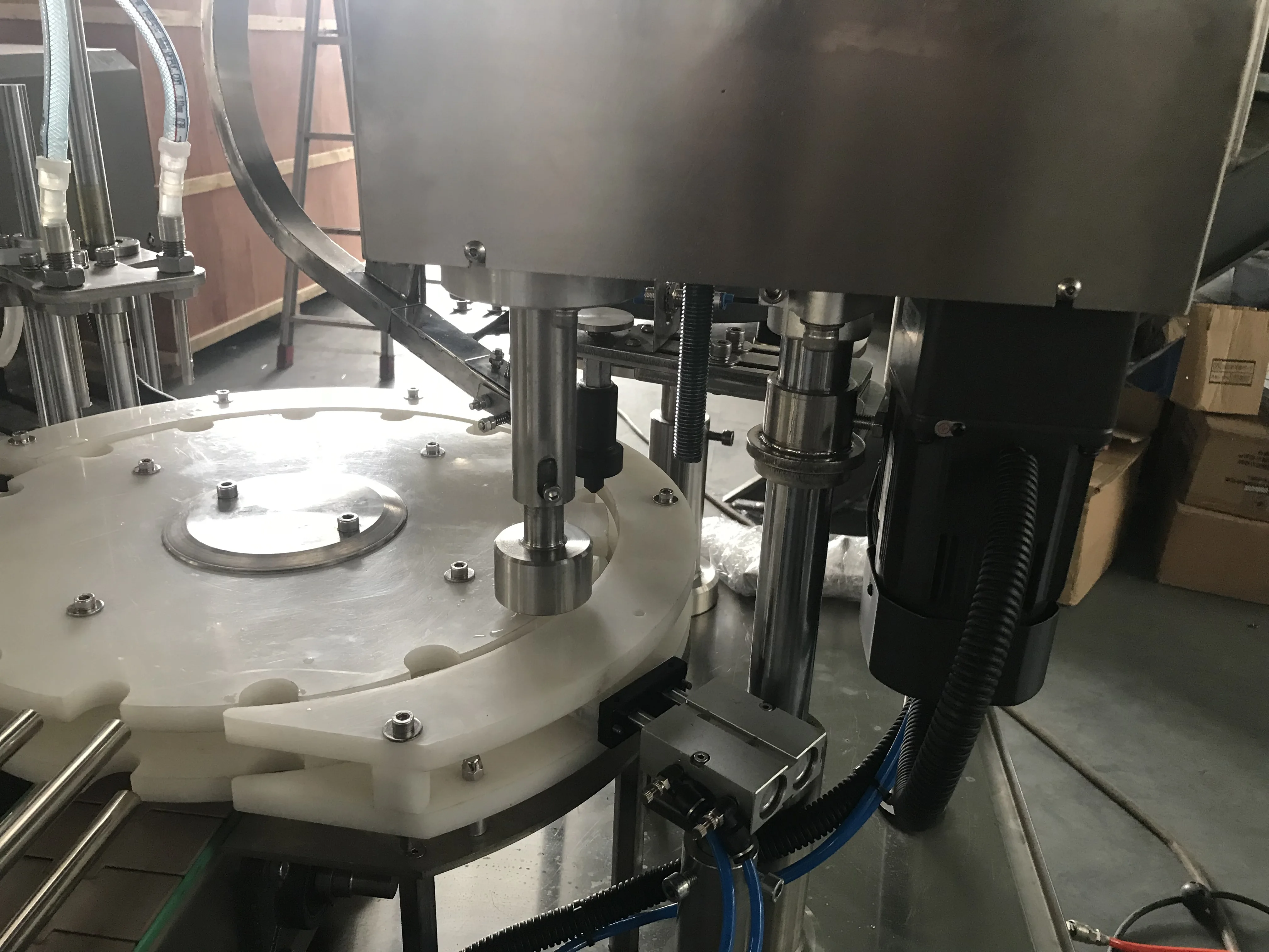 
Automatic 10ml/30ml e-liquid Eye Dropper Filling Capping Machine 