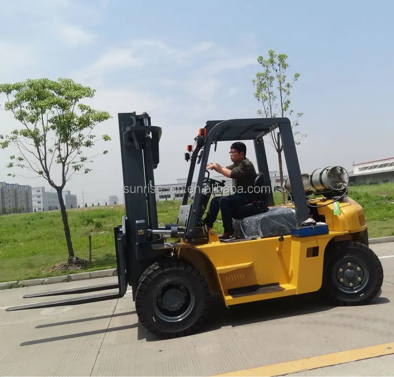 5ton СУГ бензиновый вилочный погрузчик с двигателем Gm