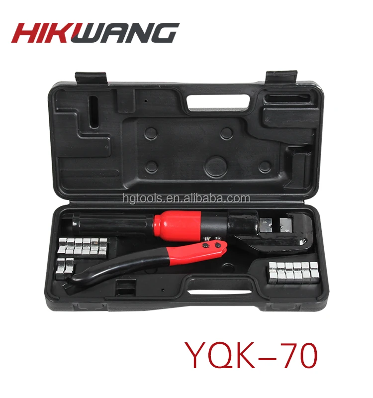 small cable lug hydraulic pliers manual yqk-70 hydraulic crimping tool
