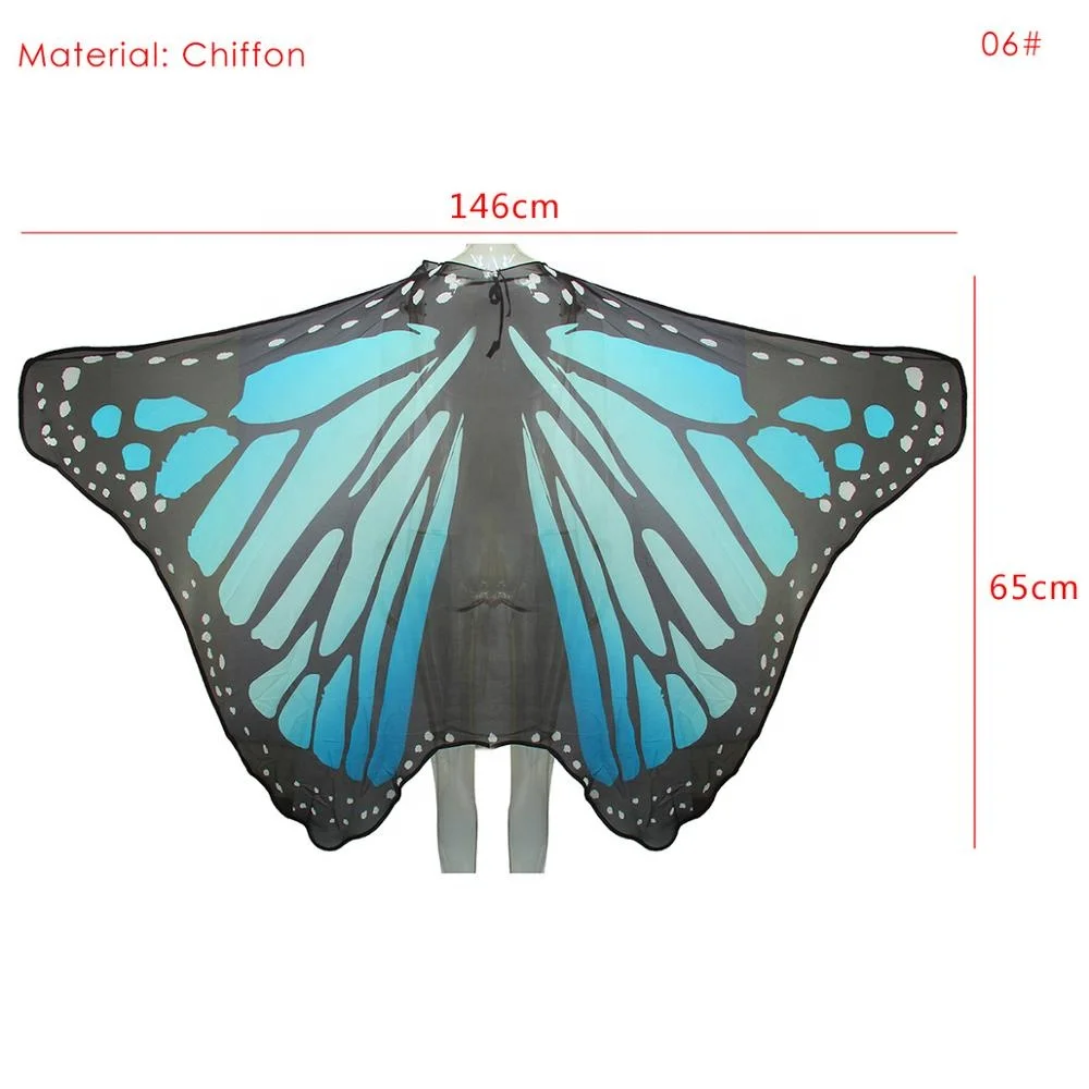 
New style chiffon scarf butterfly shawl soft hand-feeling fabric printing scarf factory direct sale 