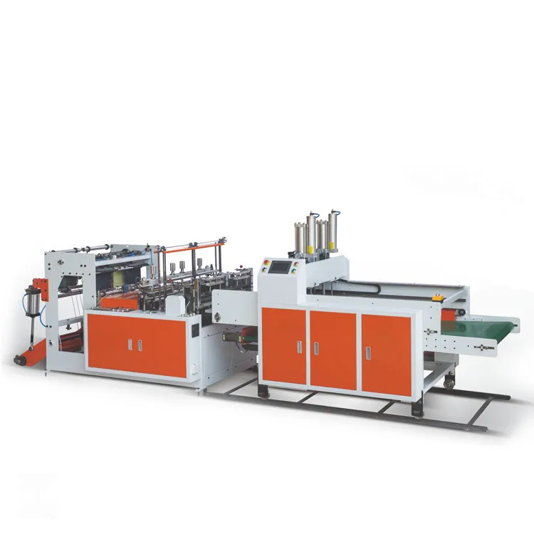 
Baihao Bottom Sealing HDPE LDPE Plastic Carry Bag Making Machine With Conveyer 