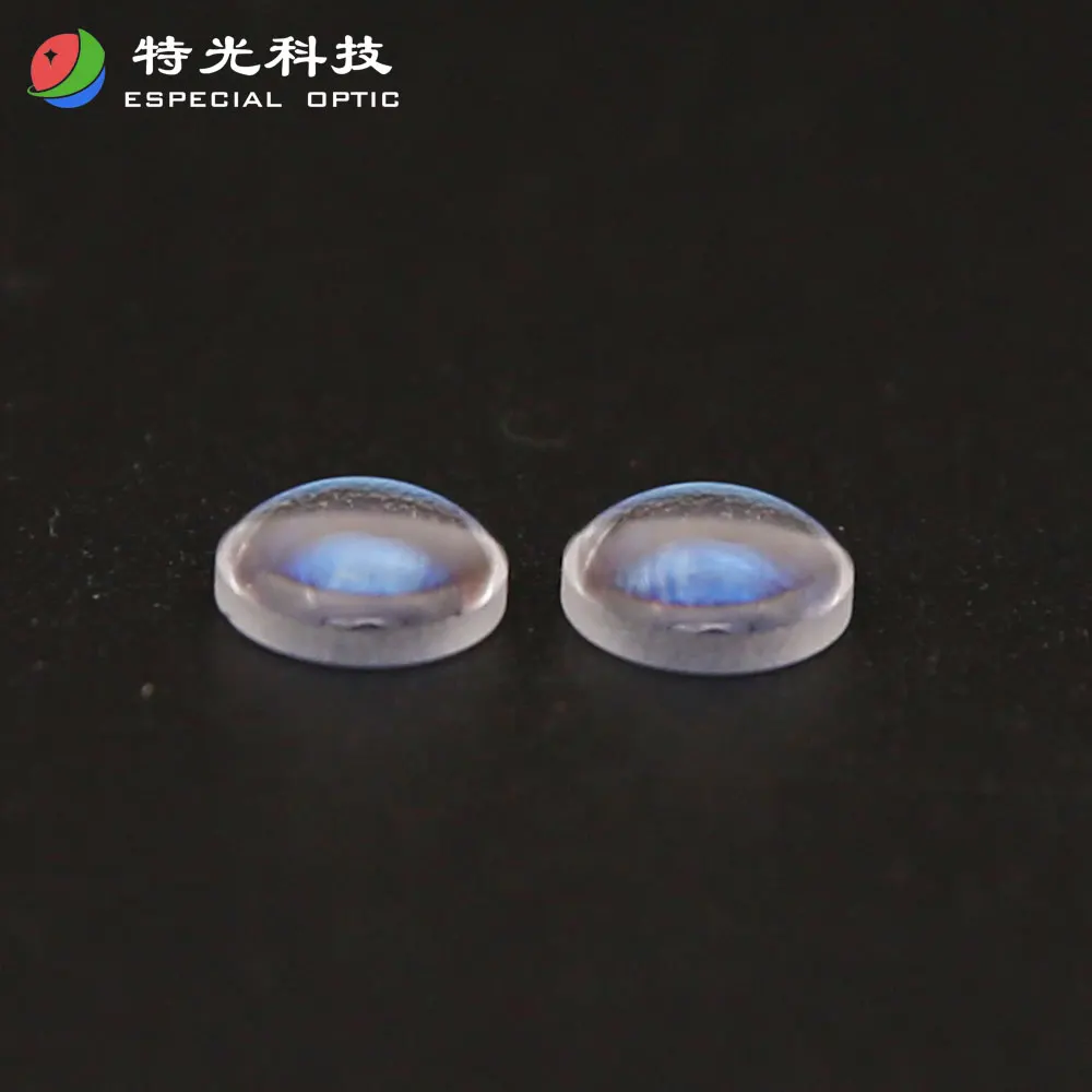 Factory Offer Uncoated 6mm, 8mm, 9mm, 10mm, 12.7mm, 20mm, 25mm, 25.4mm  BK7/K9 Plano Convex Lenses