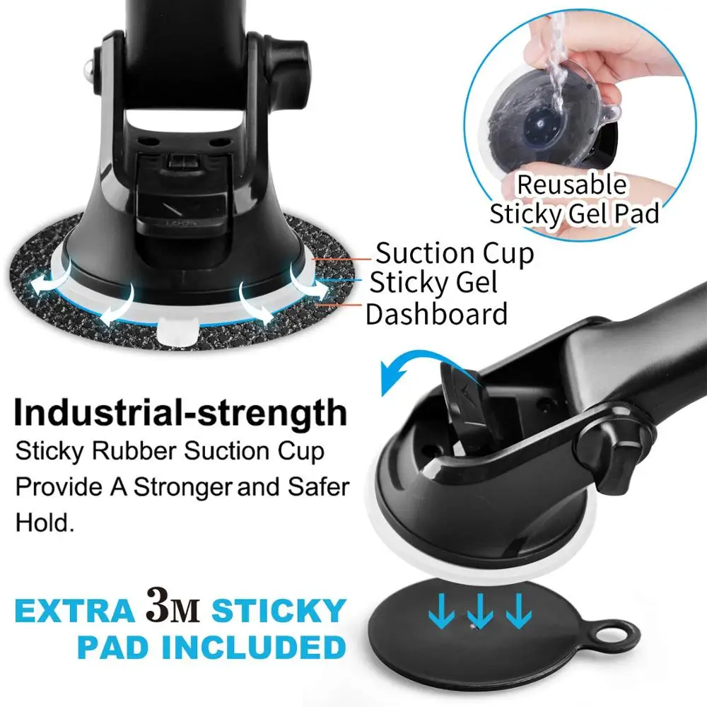 Магнитный держатель для телефона на присоске, новый дизайн