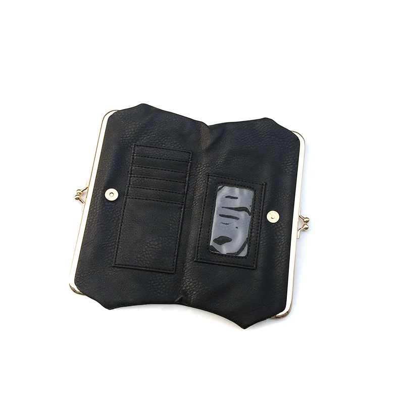 Elegant Woman Frame Metal Clasp Knuckle Clutch Purse Ladies Evening Bag