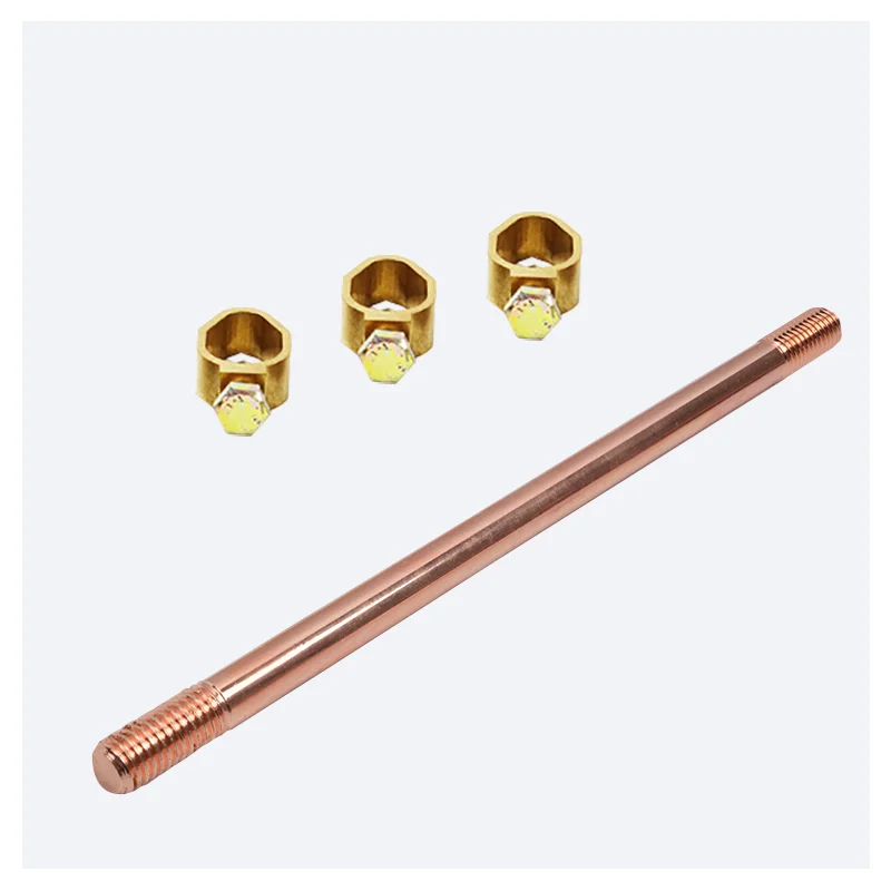 Hot selling high tensile strength copper bonded steel earth rod for electrical grounding system