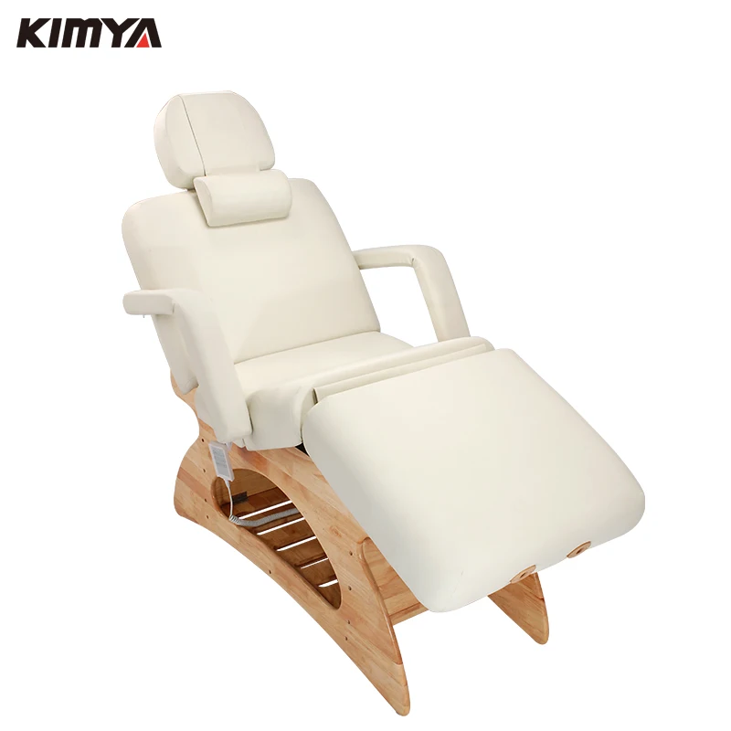 hot sale new therapeutic women wooden foldable beauty bed/ wooden massage table /wooden facial bed