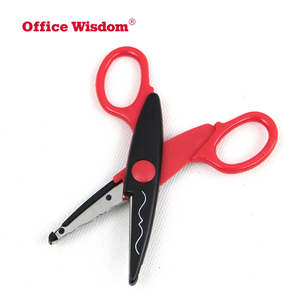 
Hot Selling DIY Craft Decorating Scissors/ Big Wave Scissors for Cutting Photo 