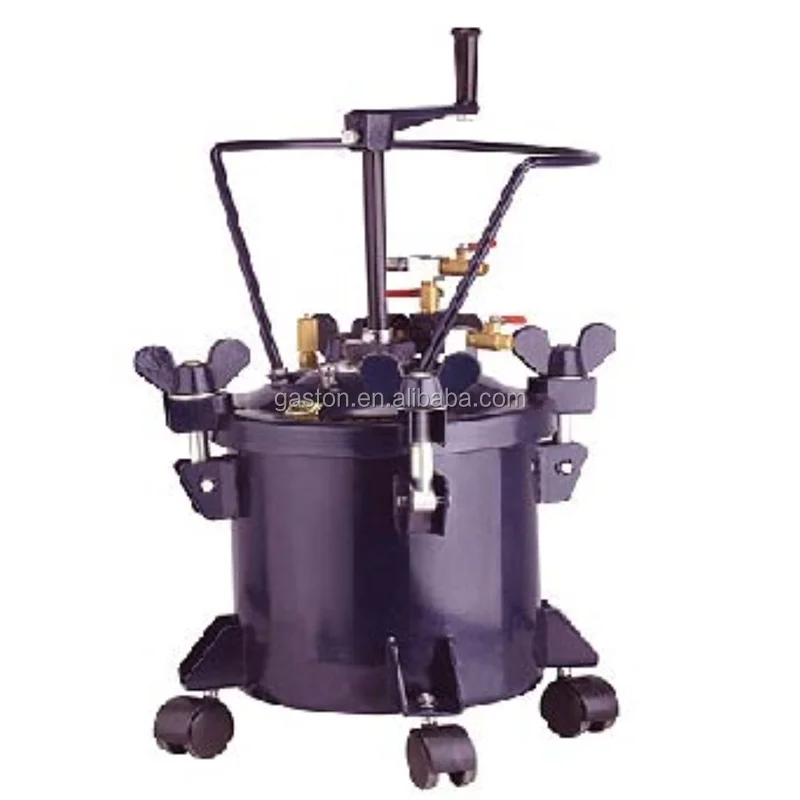 
T-40L Hot-selling customized stainless steel Pneumatic agitating pressure tank air paint pressure tank At the bottom of the 