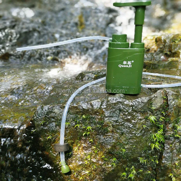 Personal portable Survival Camping Multifunctional water filter equipment for  first aid kit tools,hiking survival