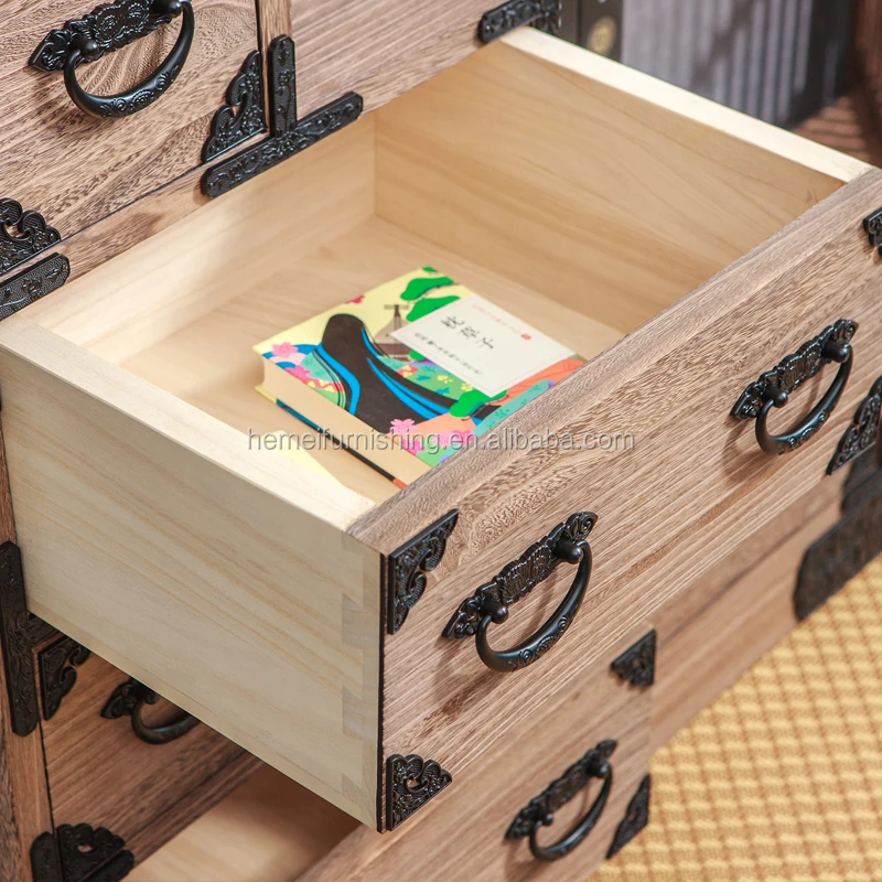 Entracne paulownia wooden and modern chests of drawers