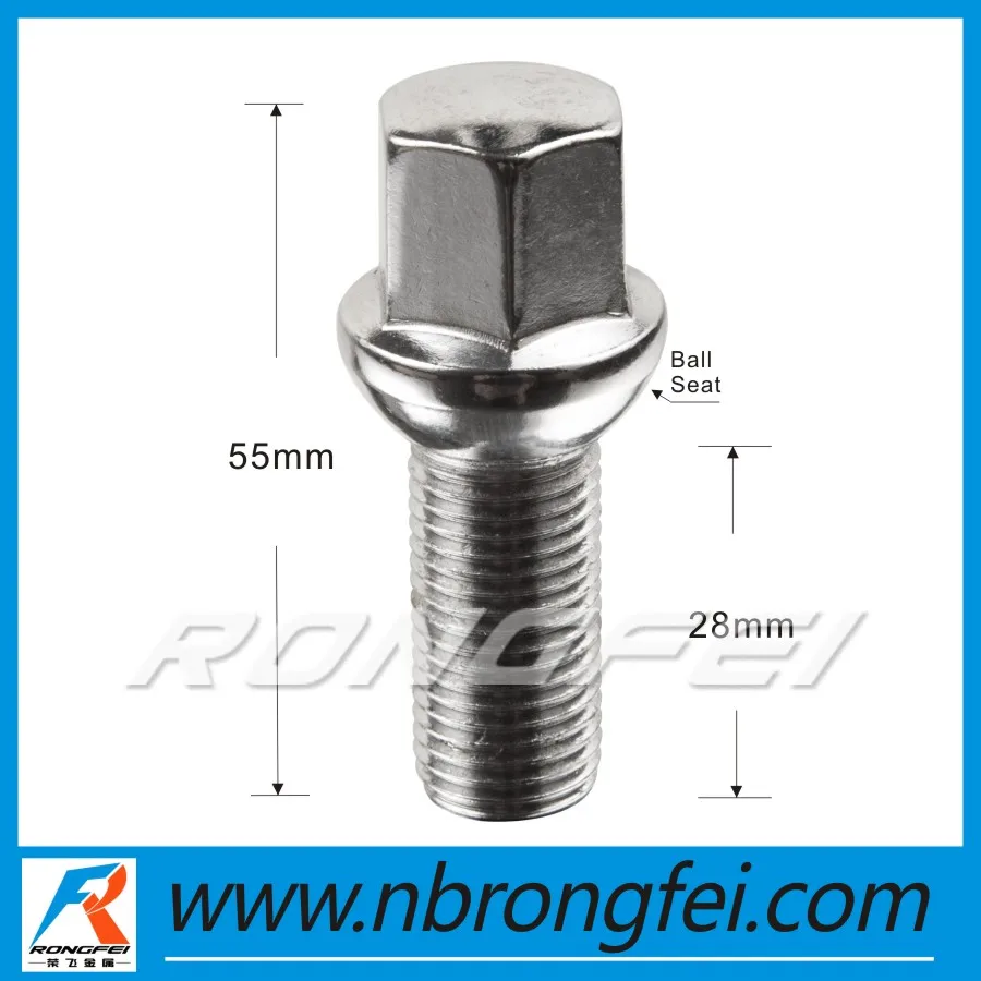 Conical Seat hex head wheel studs / bolts Grade 10.9 M12x1.25