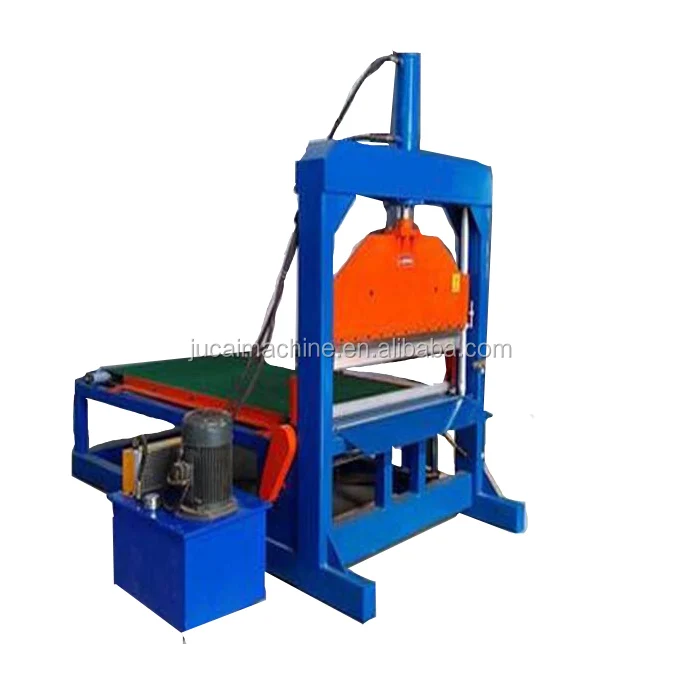 Single Knife Rubber Cutter / hydraulic rubber bale cutter /Vertical rubber cutting machine