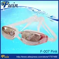 2015 Hot selling anti fog UV400 protected mirrored coating swim goggles adjustable silicon swimming glasses