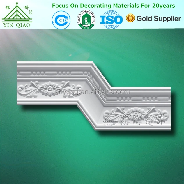 Gypsum Dentil Design Italy Style Ceiling Decoration Cornice Plaster Mouldings
