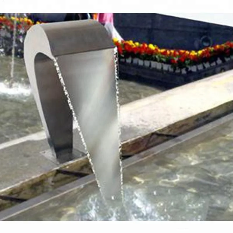 Stainless Steel Outdoor Waterfall Fountain