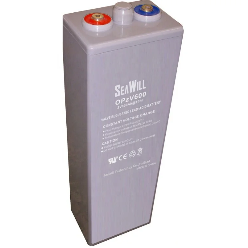 Rechargeable Maintenance Free Tubular Plate 2v 2500Ah OPzV Battery