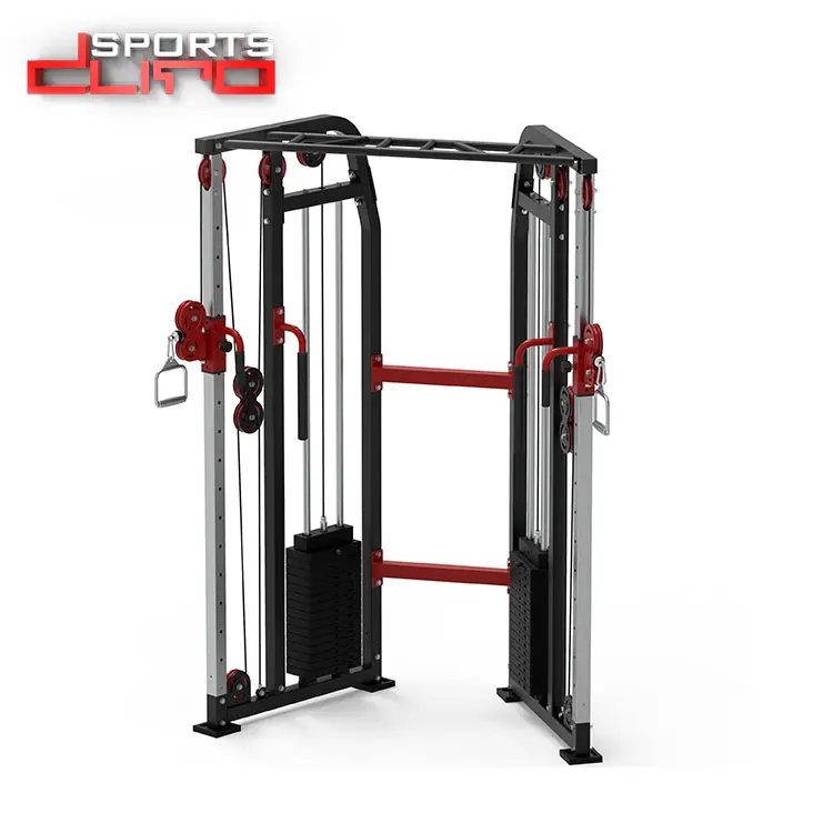 Customized manufacturer sliver fitness equipment exercise sports dual cable cross