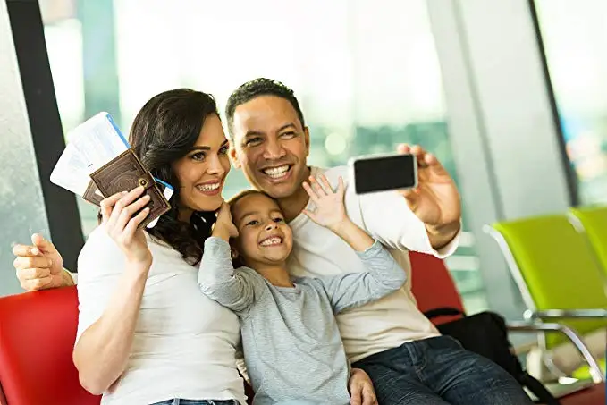 Wholesales fashion personal RFID Blocking passport cover pu leather passport travel wallet cover ID Card Wallet - Travel Case