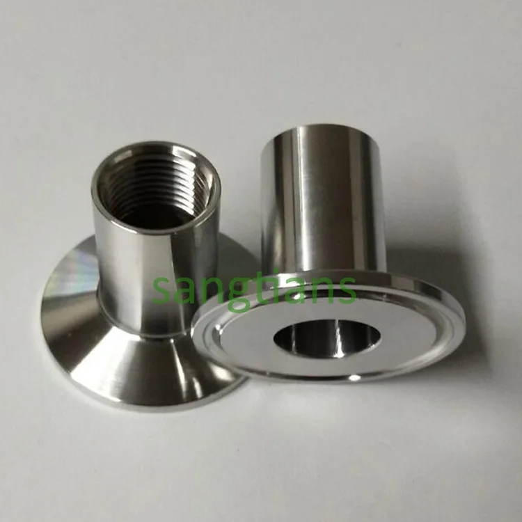 stainless steel 304 sanitary Tri Clamp X Female Ferrule Adapter