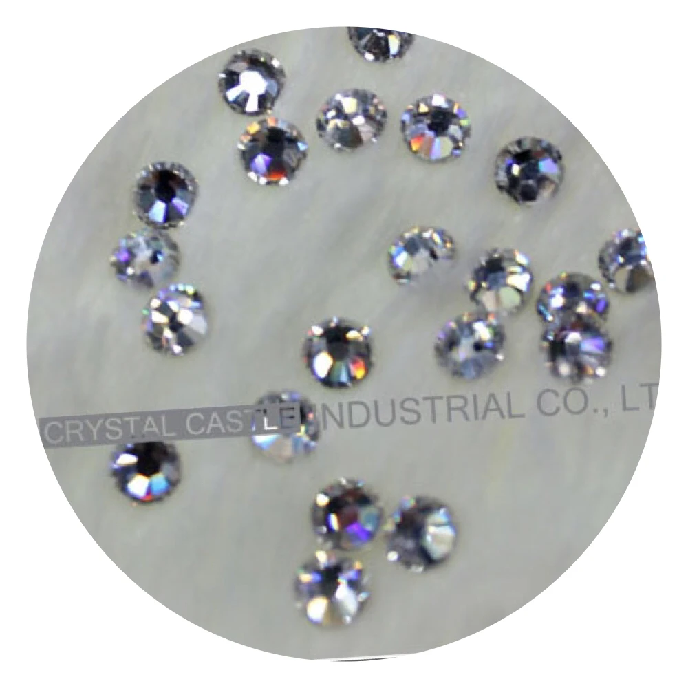 crystal castle ss20 clear 5a white clothing stone wholesale czech glass hot fix strass hotfix rhinestone