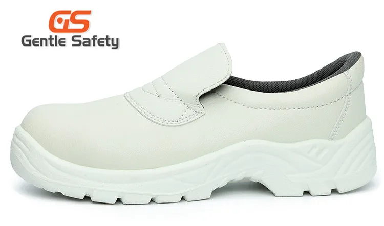 
GT0517 Hot sale white micro fiber food work shoes 